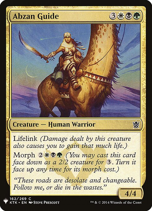 Abzan Guide — art by Steve Prescott