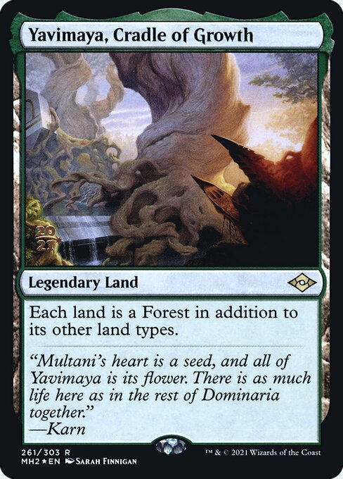 Yavimaya, Cradle of Growth — art by Sarah Finnigan