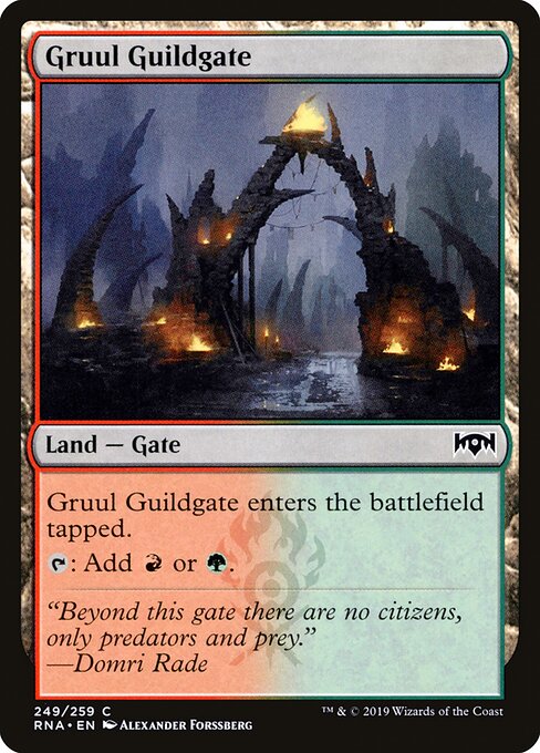 Gruul Guildgate — art by Alexander Forssberg