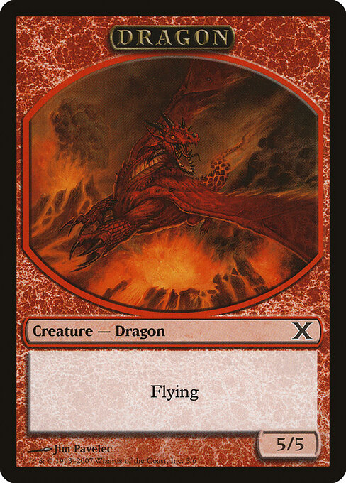 Dragon — art by Jim Pavelec