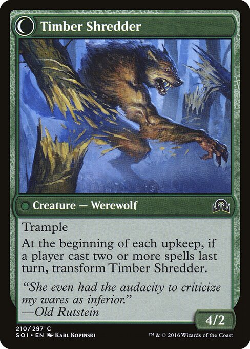 Hinterland Logger // Timber Shredder — art by Karl Kopinski