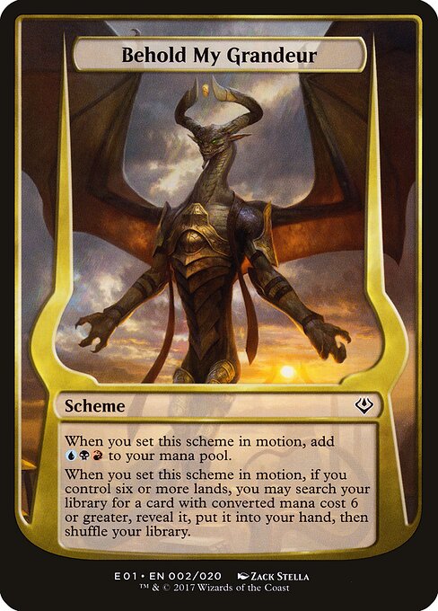 Behold My Grandeur — art by Zack Stella