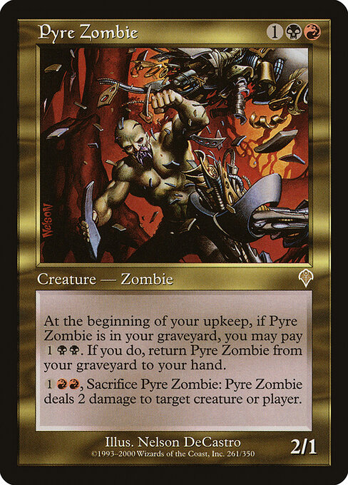 Pyre Zombie — art by Nelson DeCastro