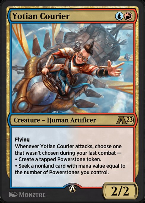 Yotian Courier — art by Monztre