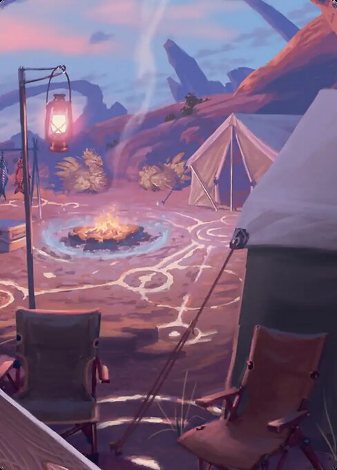 Chocobo Camp // Chocobo Camp — art by Winona Nelson