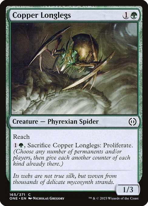 Copper Longlegs — art by Nicholas Gregory