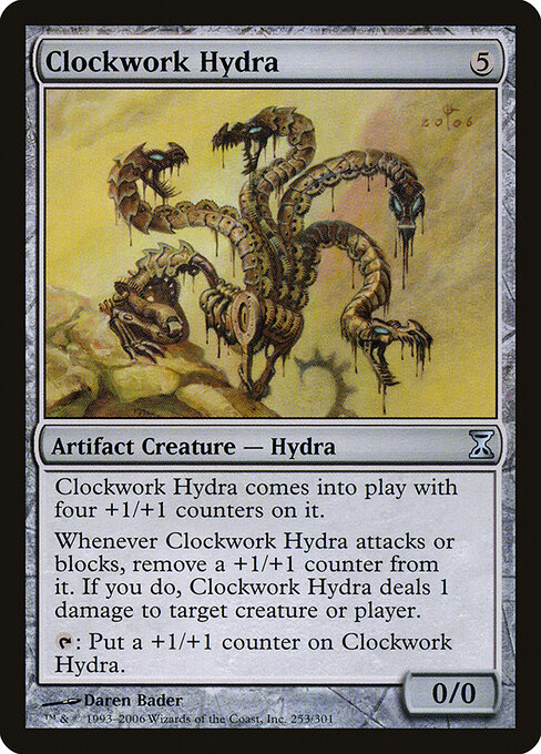 Clockwork Hydra — art by Daren Bader