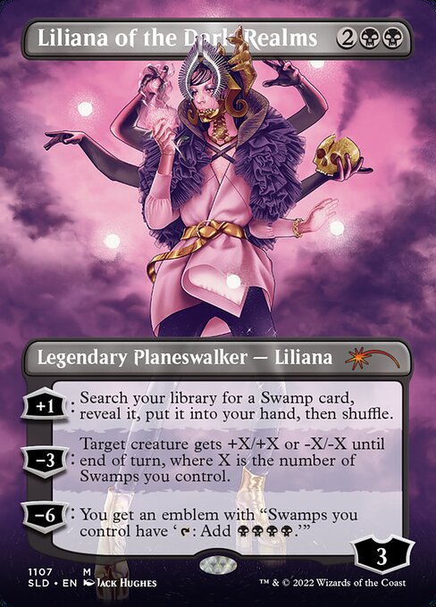 Liliana of the Dark Realms — art by Jack Hughes