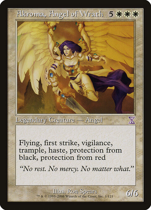 Akroma, Angel of Wrath — art by Ron Spears