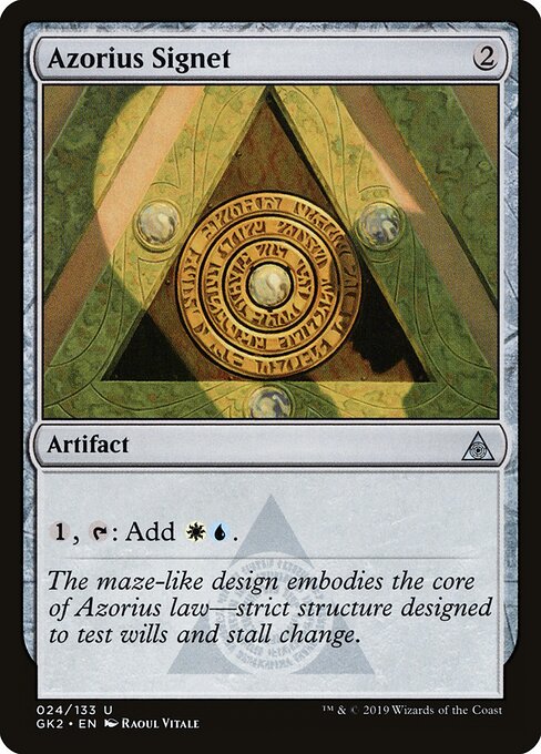Azorius Signet — art by Raoul Vitale