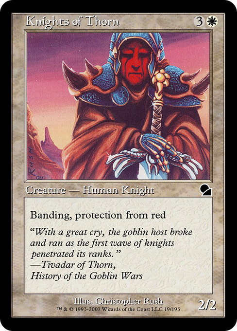 Knights of Thorn — art by Christopher Rush