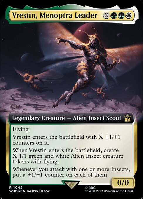 Vrestin, Menoptra Leader — art by Ivan Dedov