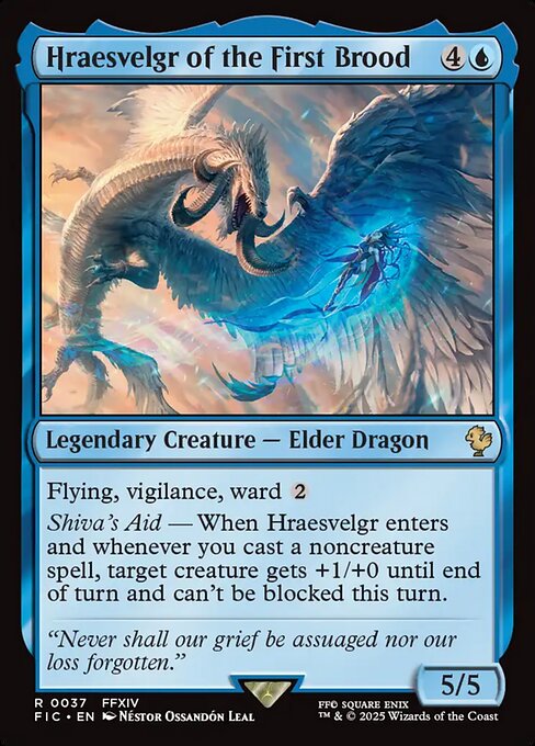 Hraesvelgr of the First Brood — art by Néstor Ossandón Leal