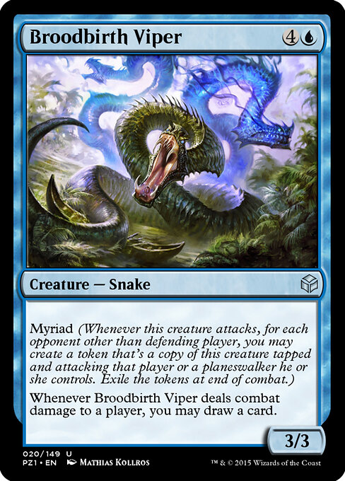 Broodbirth Viper — art by Mathias Kollros