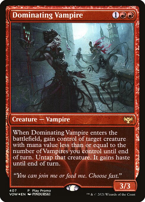 Dominating Vampire — art by PINDURSKI