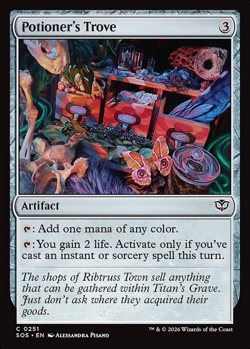 Potioner's Trove — art by Alessandra Pisano