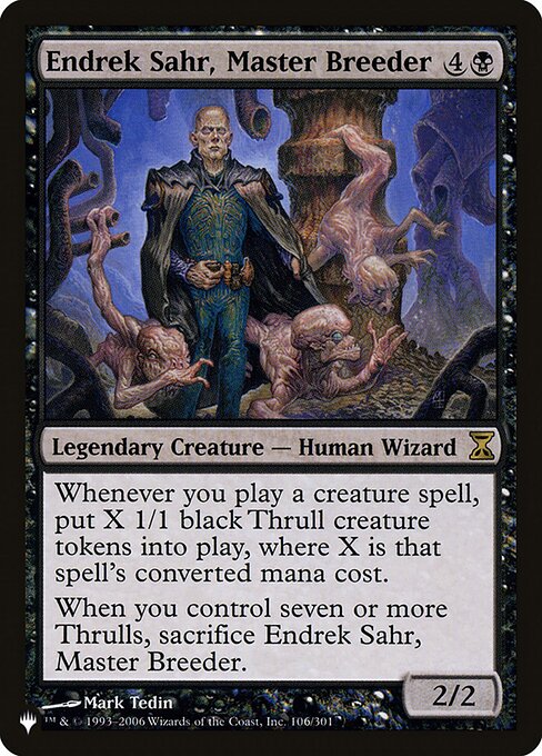 Endrek Sahr, Master Breeder — art by Mark Tedin