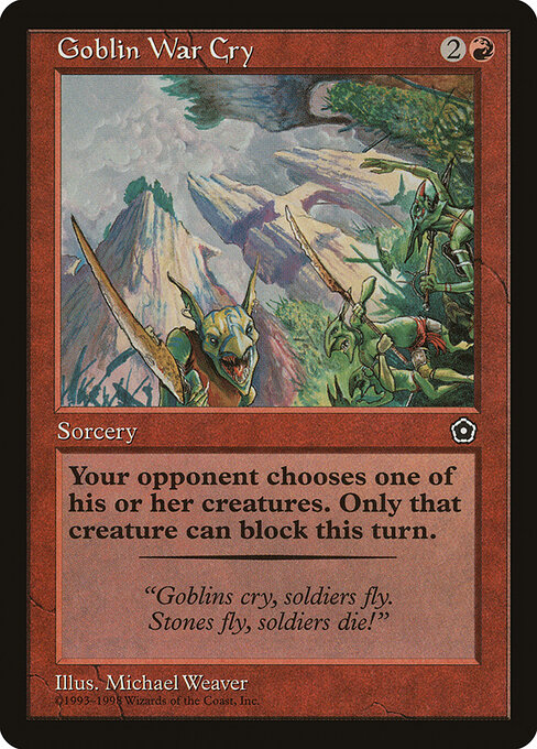Goblin War Cry — art by Anson Maddocks