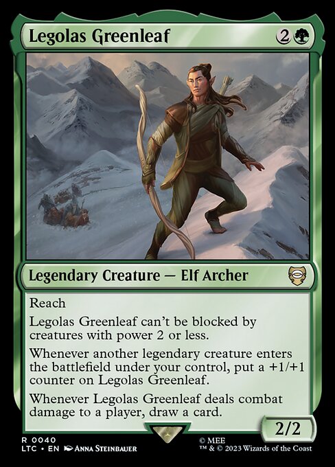 Legolas Greenleaf — art by Anna Steinbauer