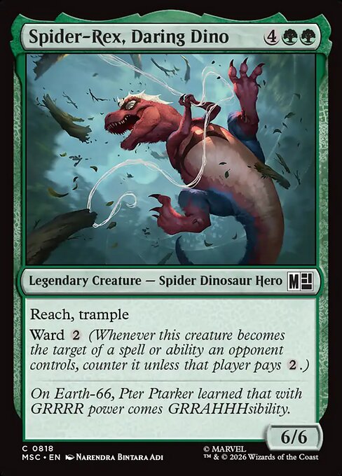 Spider-Rex, Daring Dino — art by Narendra Bintara Adi