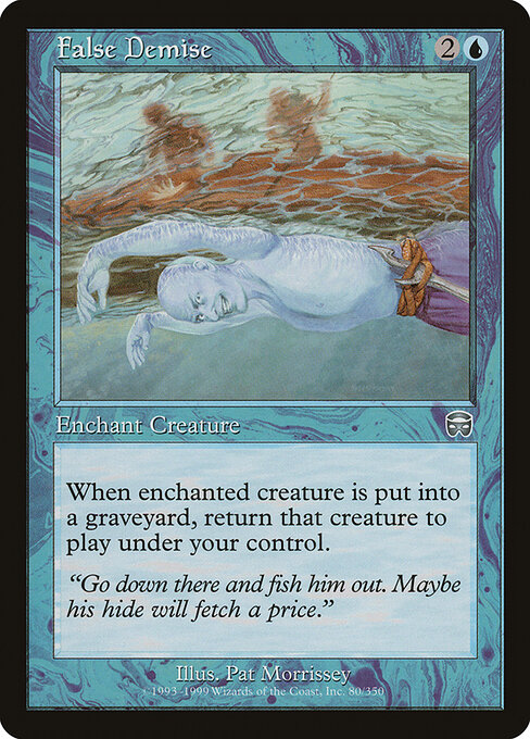 False Demise — art by Pat Lewis