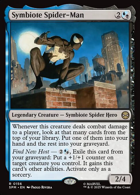 Symbiote Spider-Man — art by Paolo Rivera