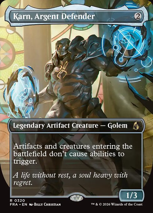 Karn, Argent Defender — art by Billy Christian