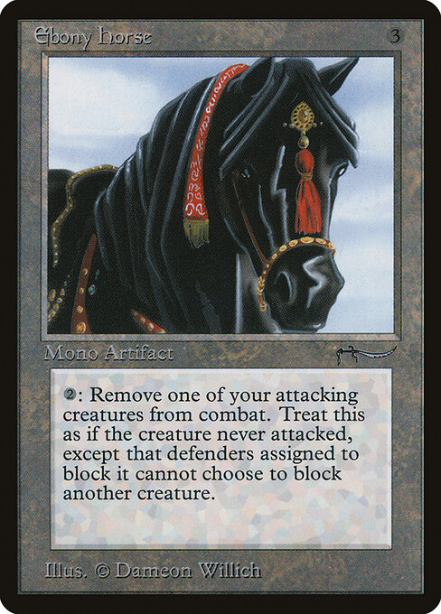 Ebony Horse — art by Dameon Willich