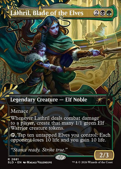 Lathril, Blade of the Elves — art by Magali Villeneuve