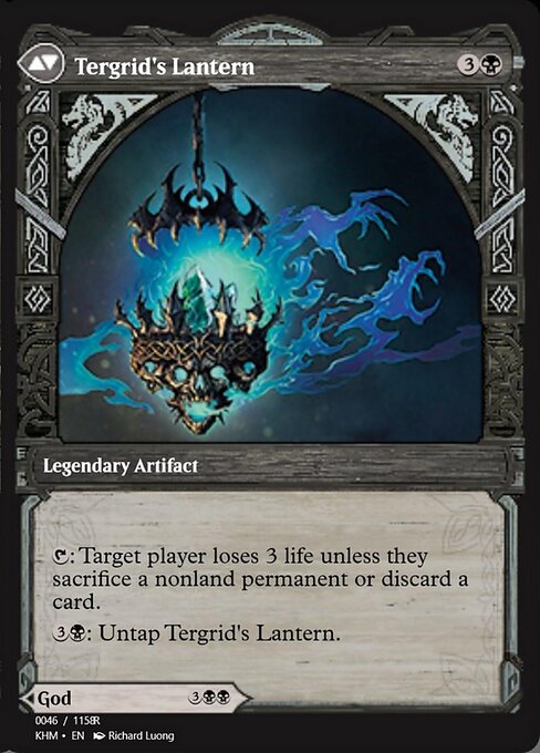 Tergrid, God of Fright // Tergrid's Lantern — art by Richard Luong