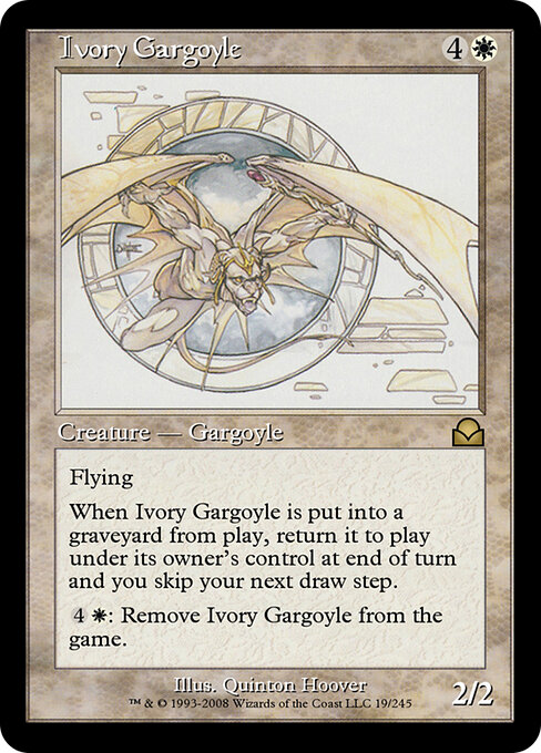 Ivory Gargoyle — art by Quinton Hoover
