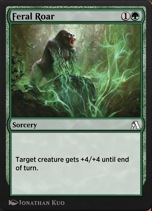 Feral Roar — art by Jonathan Kuo