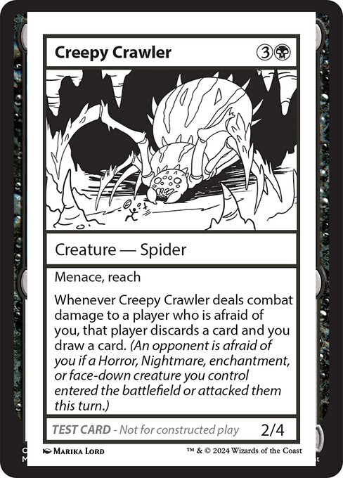 Creepy Crawler — art by Marika Lord