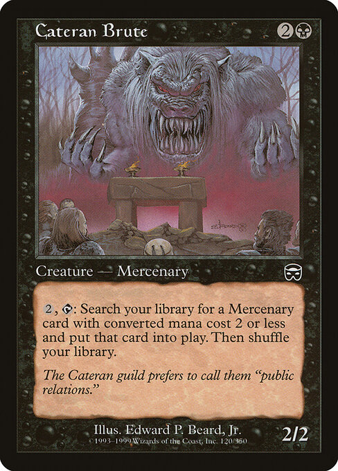 Cateran Brute — art by Edward P. Beard, Jr.