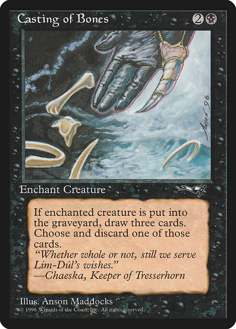 Casting of Bones — art by Anson Maddocks