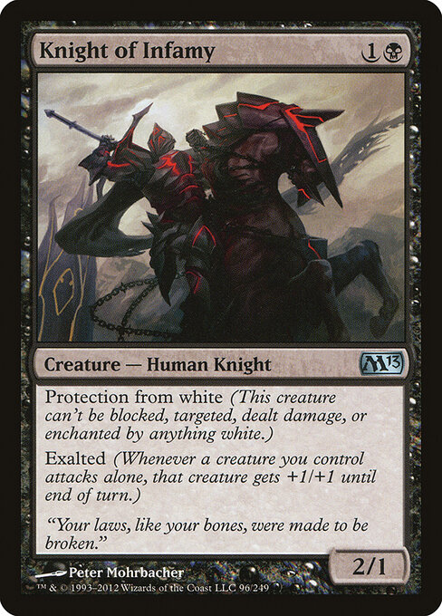 Knight of Infamy — art by Peter Mohrbacher