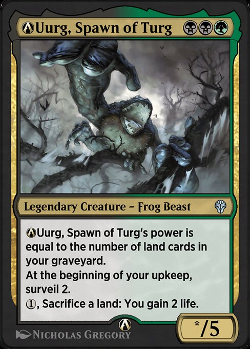 A-Uurg, Spawn of Turg — art by Nicholas Gregory