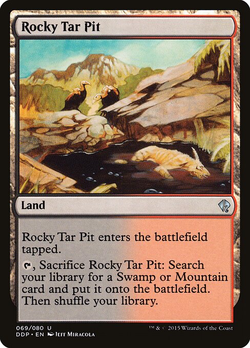 Rocky Tar Pit — art by Jeff Miracola