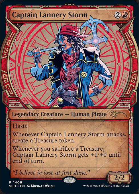 Captain Lannery Storm — art by Michael Walsh