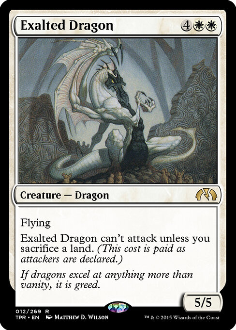 Exalted Dragon — art by Matthew D. Wilson