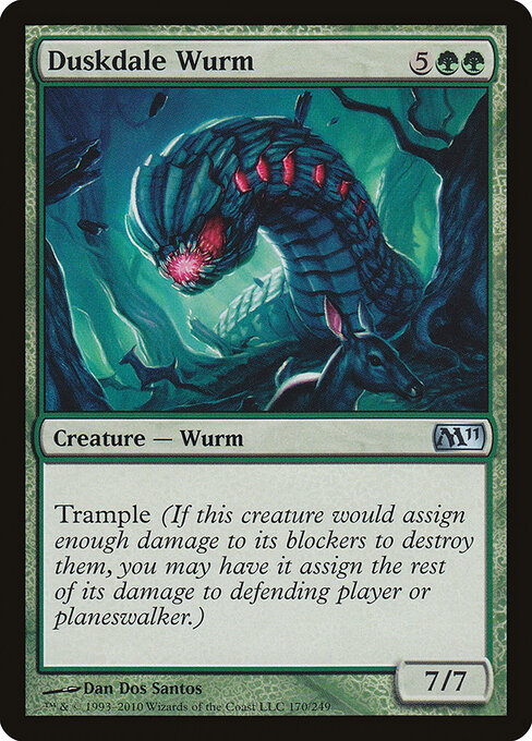 Duskdale Wurm — art by Dan Dos Santos