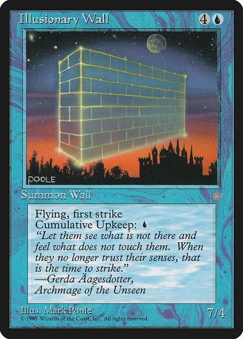 Illusionary Wall — art by Mark Poole