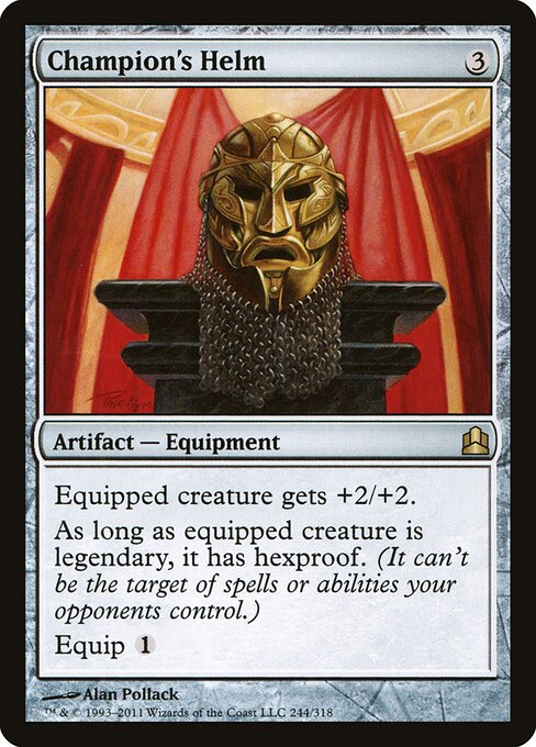 Champion's Helm — art by Alan Pollack