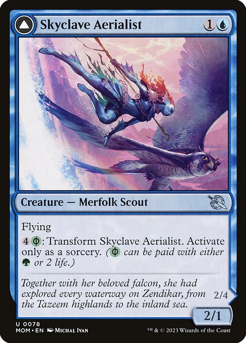 Skyclave Aerialist // Skyclave Invader — art by Michal Ivan