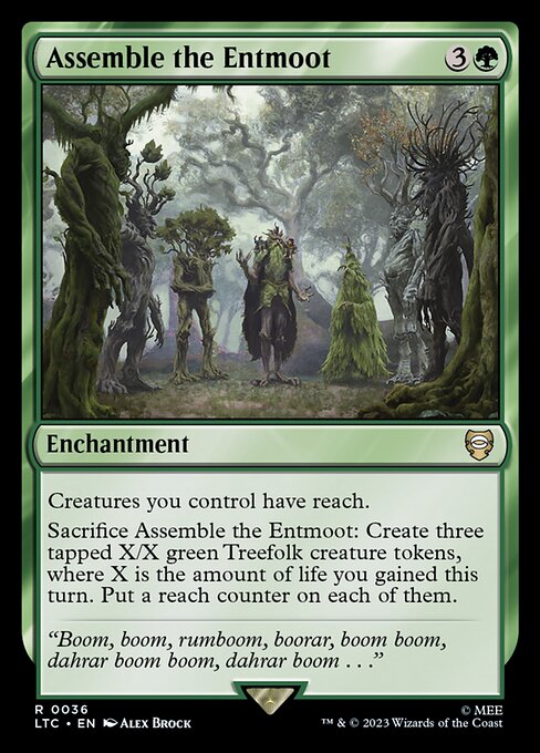 Assemble the Entmoot — art by Alex Brock