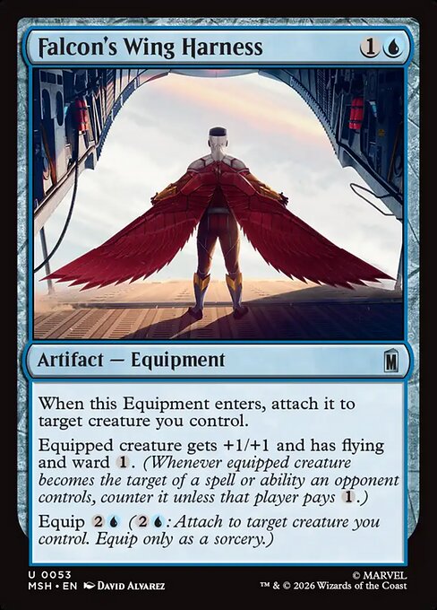 Falcon's Wing Harness — art by David Álvarez