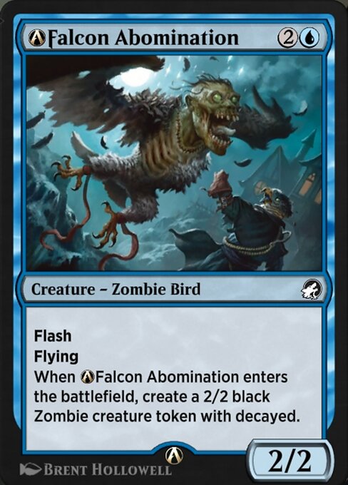 A-Falcon Abomination — art by Brent Hollowell