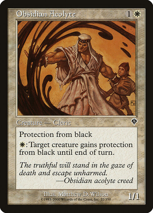 Obsidian Acolyte — art by Matthew D. Wilson