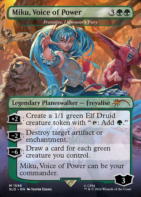 Freyalise, Llanowar's Fury — art by Jesper Ejsing