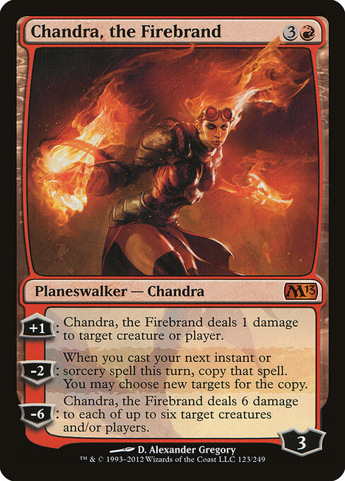 Chandra, the Firebrand — art by D. Alexander Gregory